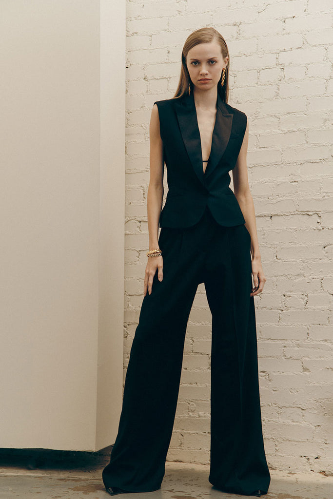 Vanessa | Tailored Wool Crepe Trousers