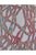 Instil, 2022 by Adam Ball, cut fabric, acrylic and thread on canvas, 120 x 150 cm - detail.