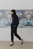Boudica in navy with Jessica in navy