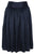 Back view, Kouka navy skirt in silk charmeuse