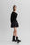 Pippa mini skirt styles with Sade black knit